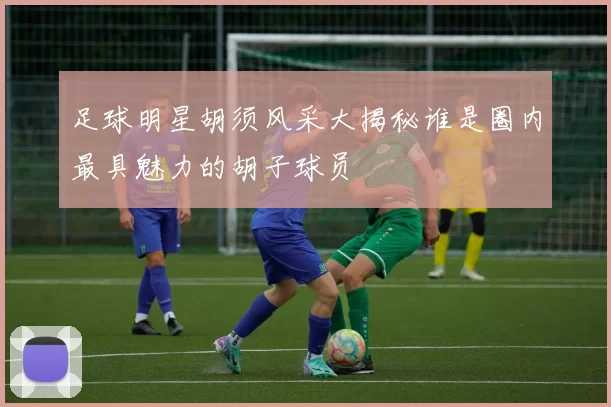 足球明星胡须风采大揭秘谁是圈内最具魅力的胡子球员